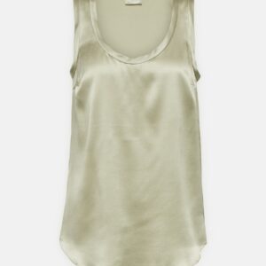 Brunello Cucinelli Silk-blend tank top