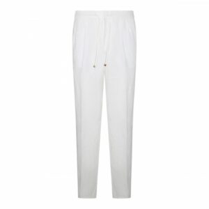 Brunello Cucinelli - White Linen Pants 52