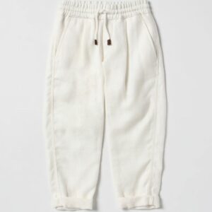 Brunello Cucinelli pants in cotton and linen blend