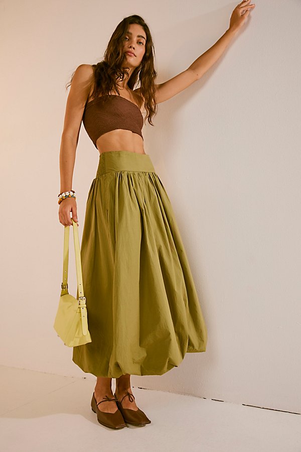 Bubble Bliss Skirt by free-est at Free People in Cardamom Seed, Size: XS