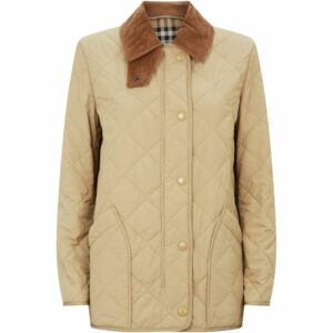 Burberry Diamond-Quilted Barn Jacket