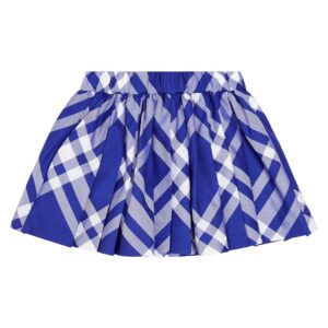 Burberry Kids Baby checked pleated cotton skirt