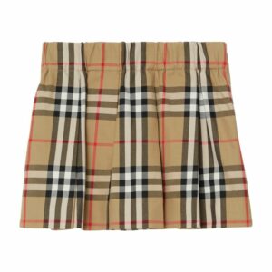 Burberry Kids Cotton Pleated Skirt (6-24 Months)