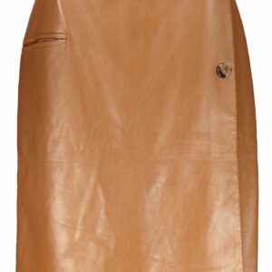 Burberry Leather Skirt