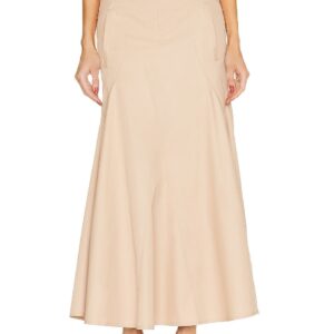 Burberry Maxi Skirt in Pale Nude - Beige. Size 2 (also in ).