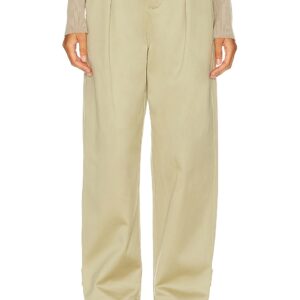 Burberry Tailored Pant in Hunter - Beige. Size 4 (also in 0, 2, 6, 8).