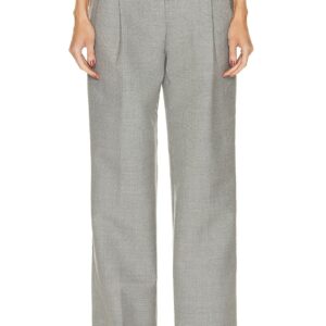 Burberry Tailored Pant in Light Grey Melange - Grey. Size 2 (also in 0).