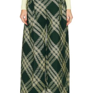 Burberry Tailored Pant in Primrose - Dark Green. Size 4 (also in ).