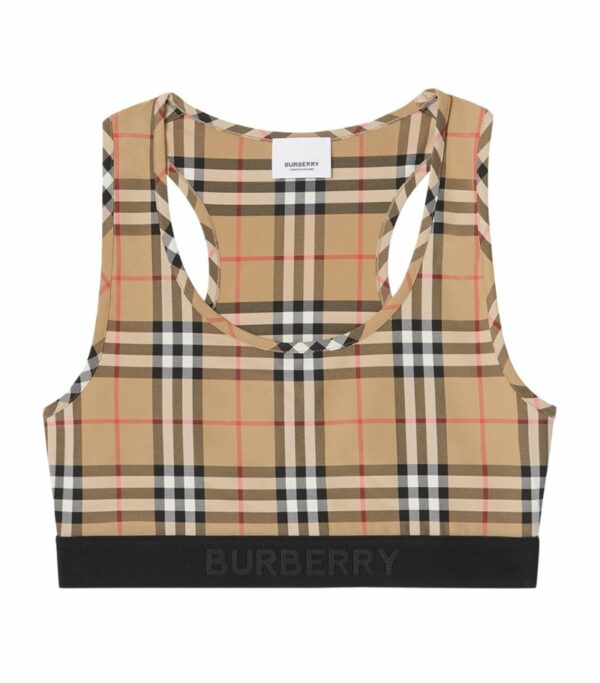 Burberry Vintage Check Sports Bra