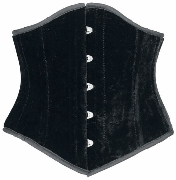 Burleska Sexy Waspie Waist Cincher Underbust Corsage black