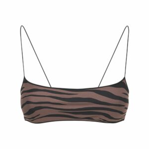 C Bralette Printed Bikini Top