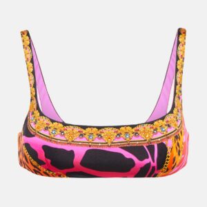 Camilla Printed bikini top