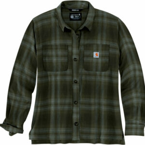 Carhartt Flannel-Plaid, blouse , color: Dark Green (G72) , size: L