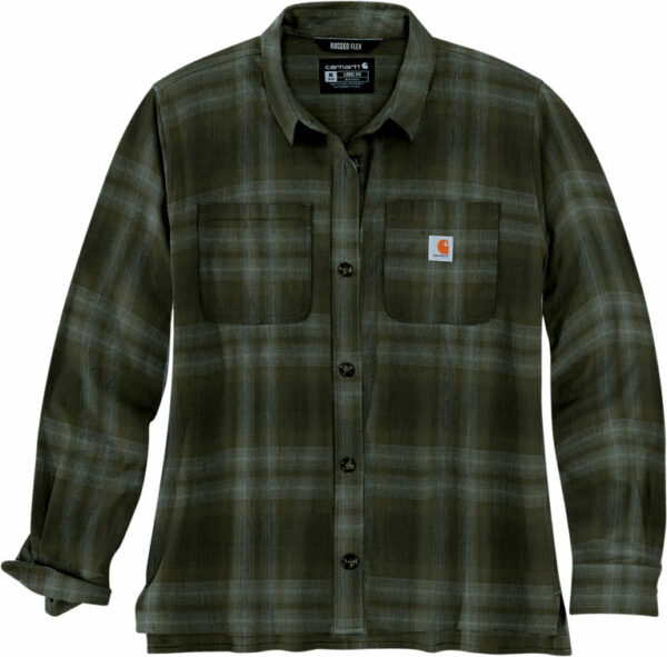 Carhartt Flannel-Plaid, blouse , color: Dark Green (G72) , size: L