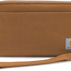 Carhartt Nylon Duck Lay-Flat Clutch Ladies Wallet, brown for Women