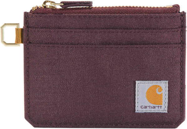 Carhartt Nylon Duck Zipped Ladies Wallet, red for Women