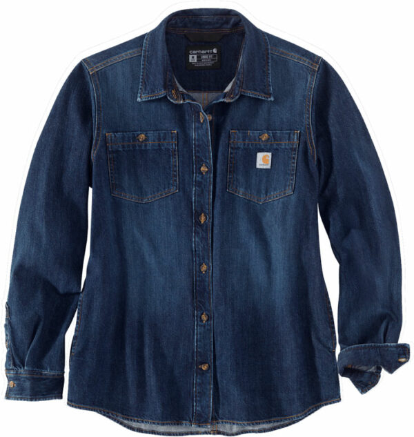 Carhartt Zion, jeans blouse , color: Dark Blue (H85) , size: L