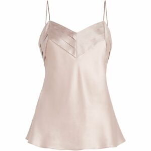 Carine Gilson Silk Pleated Camisole