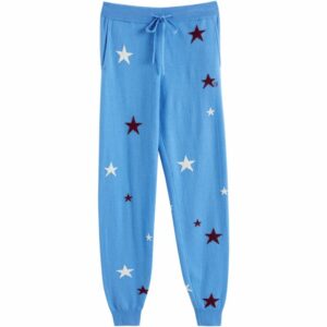 Chinti & Parker Wool-Cashmere Star Sweatpants