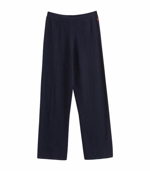 Chinti & Parker Wool-Cashmere Wide-Leg Sweatpants