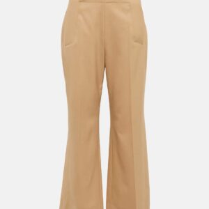 Chloé High-rise flared Culottes