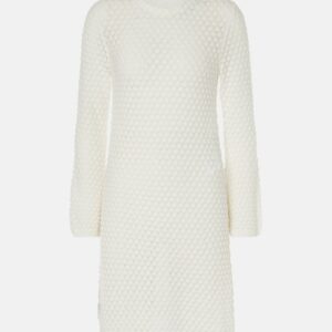 Chloé Waffle-knit cotton sweater dress