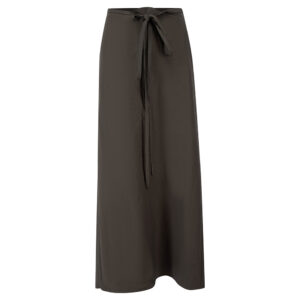 Christopher Esber Grey Split Straight Maxi Skirt