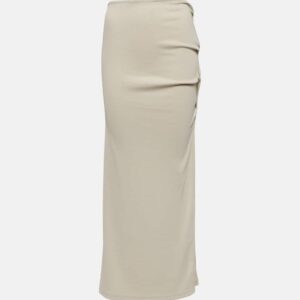 Christopher Esber Open Twist ribbed-knit maxi skirt