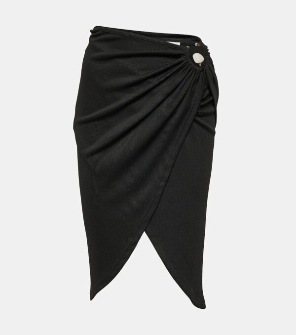 Christopher Esber Ring-detail wrap skirt