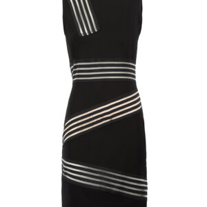 Christopher Kane Black Bandage Knee-Length Dress