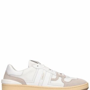 Clay Leather & Mesh Low-top Sneakers