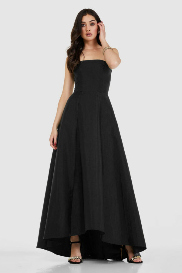 Closet London Black Strapless Maxi Dress