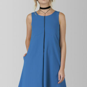 Closet London Blue A-Line High-Low Dress