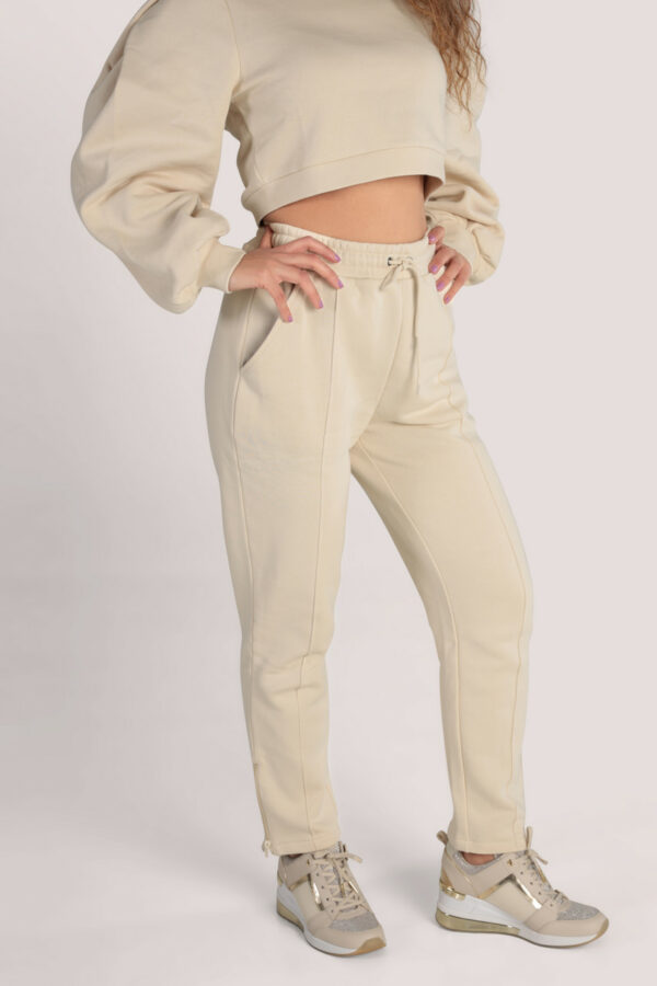 Closet London Ivory Smart Sweat Joggers