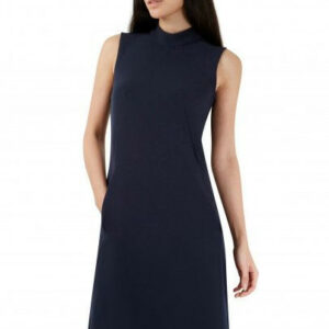 Closet London Navy Sleeveless Collar Tunic Dress