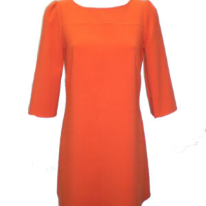 Closet London Orange Pocket Tunic Dress