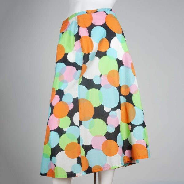 Comme Des Garçons Colorful Circle Skirt