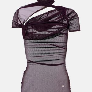 Coperni Asymmetric mesh top