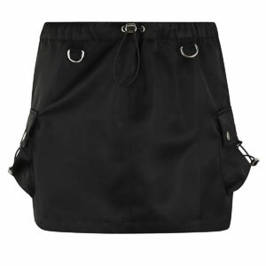 Coperni Straight Hem Drawstring Cargo Mini Skirt Skirt