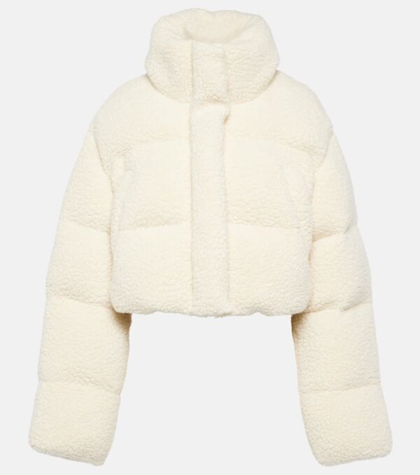 Cordova Kozzy cropped wool-blend puffer jacket