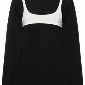 Cotton Jersey T-shirt W/bra