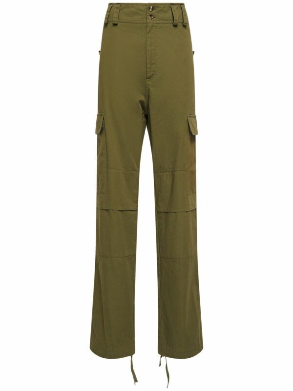 Cotton Twill Cargo Pants