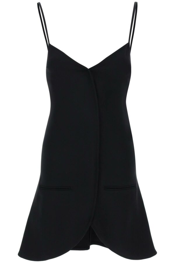 Courrèges V-neck Backless Dress