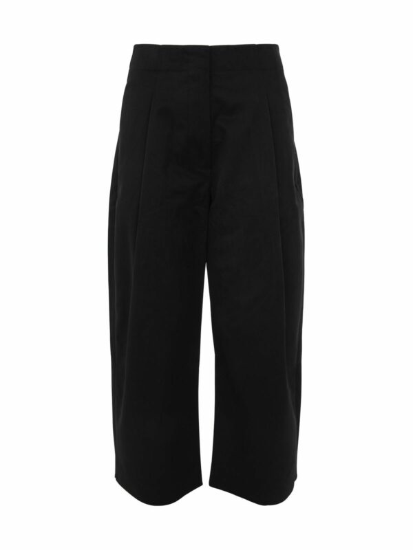 Cropped Cotton Pants