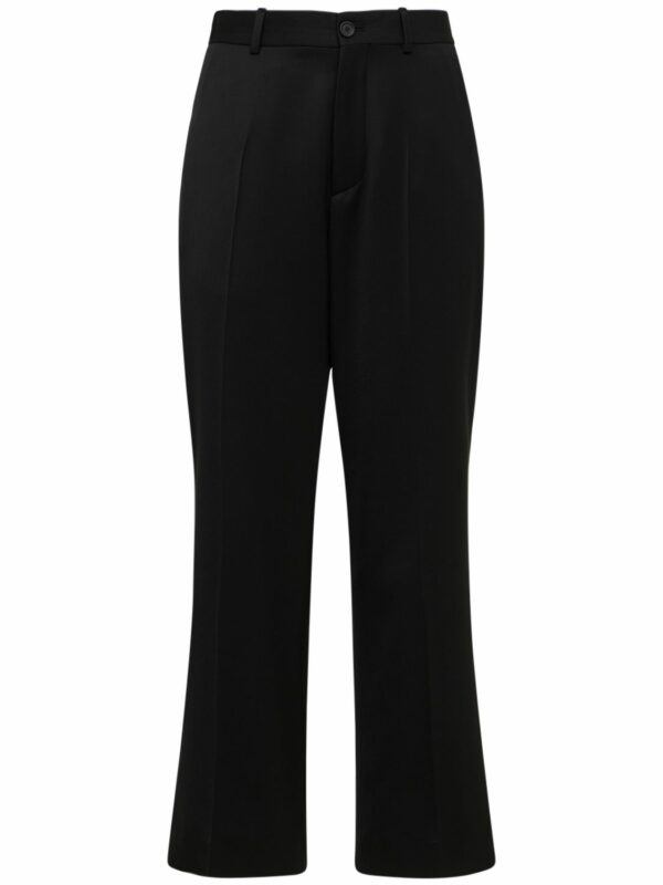 Cropped Wool Pants