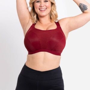 Curvy Kate Everymove Wired Multiway Sports Bra Beet Red/ Coral