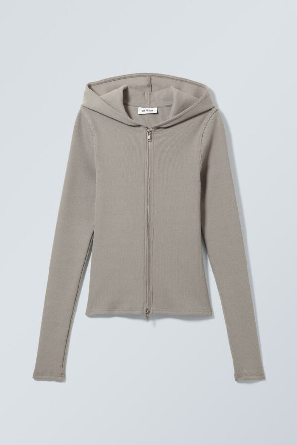 Cut Tight Zip Hoodie