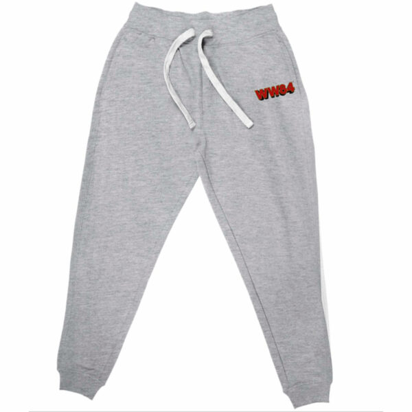 DC Wonder Woman WW84 Embroidered Unisex Joggers - Grey - L