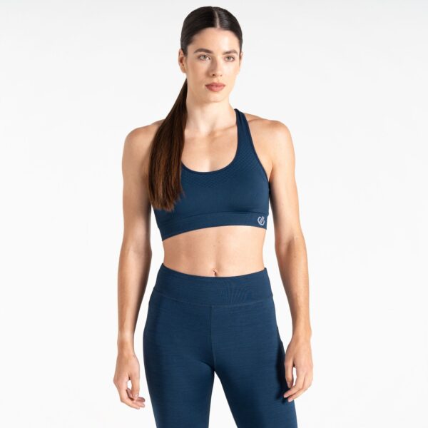 Dare 2b Women's Blue Don't Sweat It II Sports Bra, Size: S