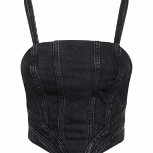 Denim Corset Top